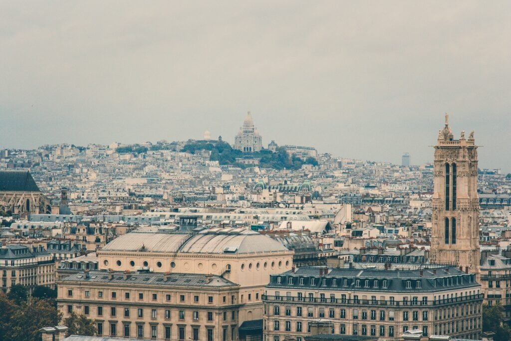 Paris vue sur le Sacré Cœur