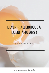 Aïe, je suis devenue allergique à l'œuf ! 11 devenir allergique