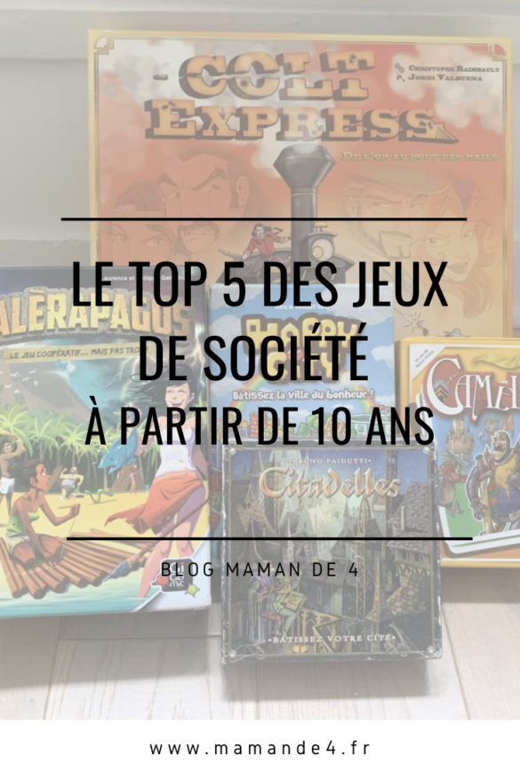Jeux De Societe 10 Ans