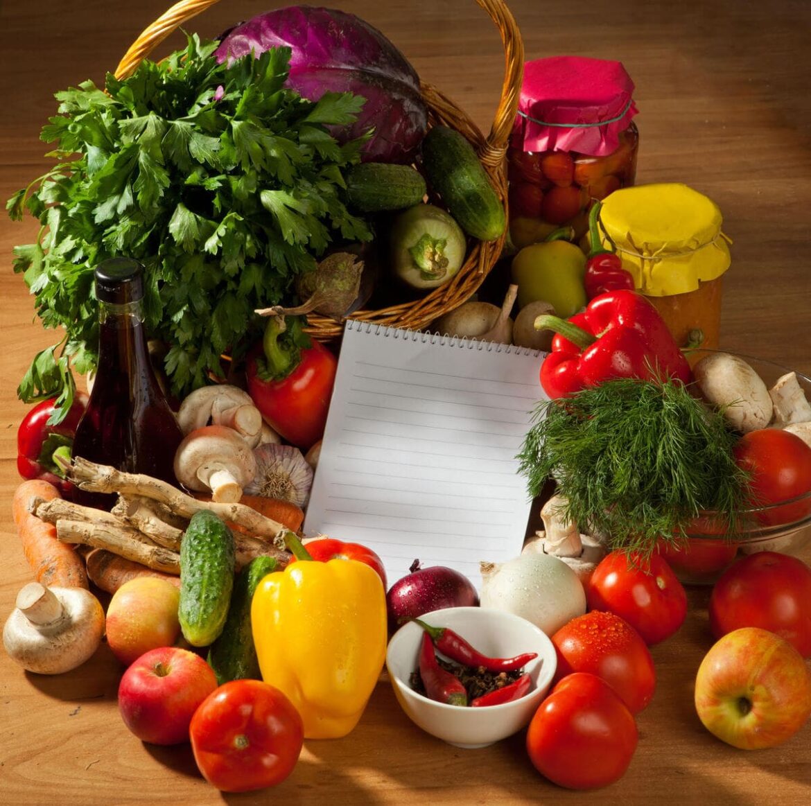 l'importance de manger des plats sains avec des ingrédients frais