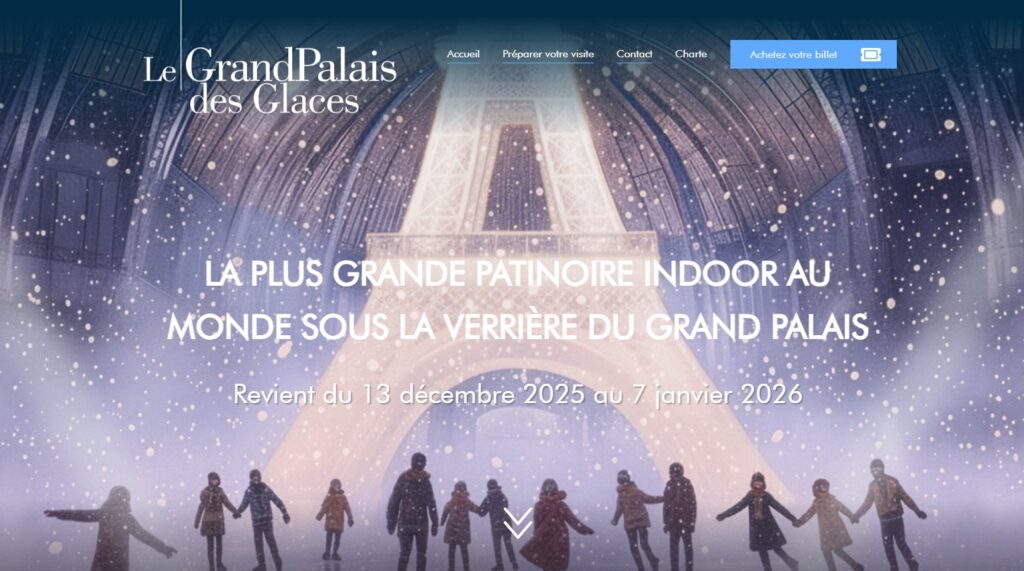5 escapades féeriques autour de Paris pour prolonger la magie après Noël 7 grand palais des glaces